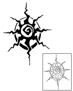 Tribal Tattoo Astronomy tattoo | GSF-00794