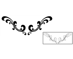 Lower Back Tattoo For Women tattoo | GSF-00804