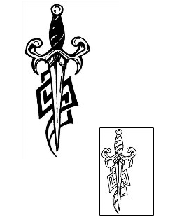 Dagger Tattoo Horror tattoo | GSF-00807