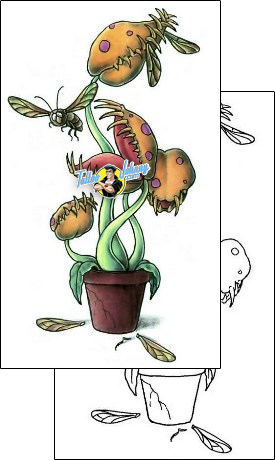 Plant Life Tattoo venus-flytrap-tattoos-gail-somers-gsf-00820