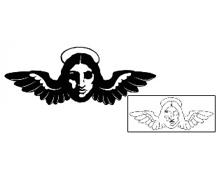 Angel Tattoo Religious & Spiritual tattoo | GSF-00832