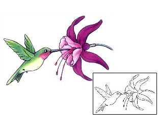 Hummingbird Tattoo Animal tattoo | GSF-00862