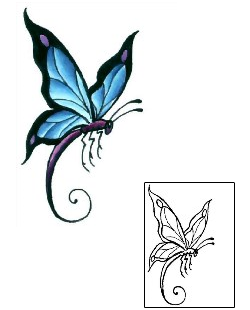 Butterfly Tattoo Insects tattoo | GSF-00868