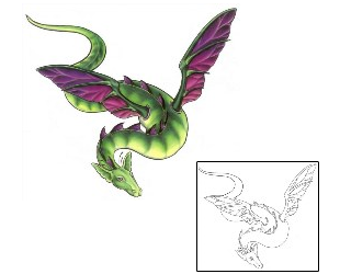 Dragon Tattoo Mythology tattoo | GSF-00877