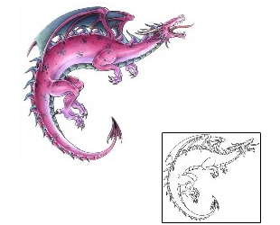 Dragon Tattoo Mythology tattoo | GSF-00878