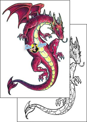 Dragon Tattoo fantasy-dragon-tattoos-gail-somers-gsf-00880