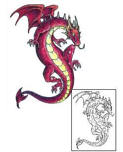 Dragon Tattoo Mythology tattoo | GSF-00880