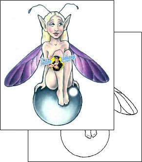 Fairy Tattoo fantasy-tattoos-gail-somers-gsf-00887