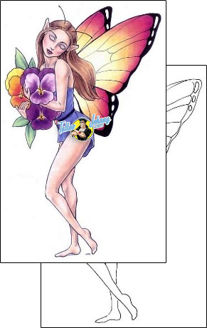 Fairy Tattoo fantasy-tattoos-gail-somers-gsf-00893