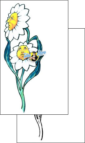 Daisy Tattoo flower-tattoos-gail-somers-gsf-00917