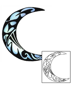 Moon Tattoo Tattoo Styles tattoo | GSF-00966