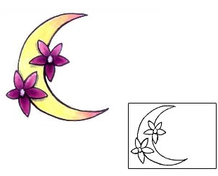 Moon Tattoo Astronomy tattoo | GSF-00968