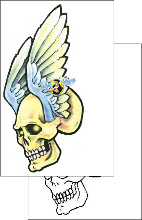 Skull Tattoo horror-skull-tattoos-gail-somers-gsf-00980