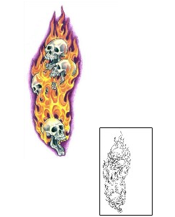 Fire – Flames Tattoo Miscellaneous tattoo | GSF-01036