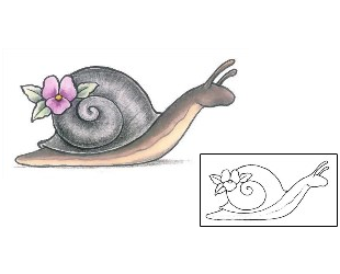 Snail Tattoo Tattoo Styles tattoo | GSF-01149