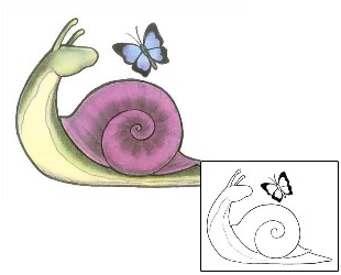 Snail Tattoo Tattoo Styles tattoo | GSF-01160