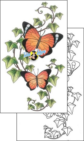 Decorative Tattoo butterfly-tattoos-gail-somers-gsf-01169