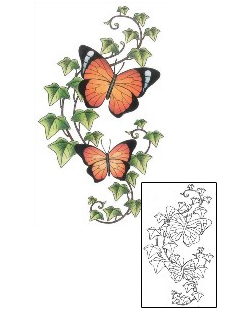 Vine Tattoo Plant Life tattoo | GSF-01169