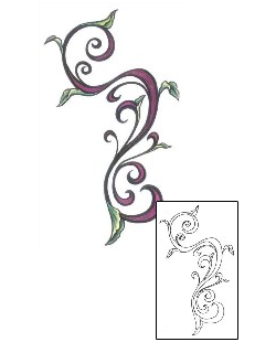 Decorative Tattoo Plant Life tattoo | GSF-01181