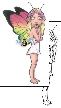 Fairy Tattoo fantasy-tattoos-gail-somers-gsf-01194