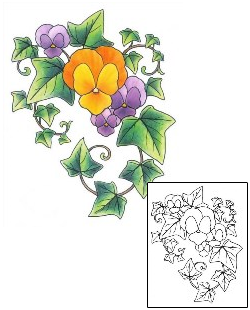 Vine Tattoo Plant Life tattoo | GSF-01208