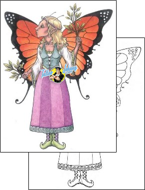 Fairy Tattoo fantasy-tattoos-gail-somers-gsf-01214