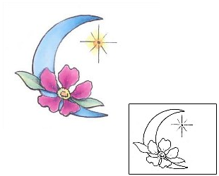 Moon Tattoo Astronomy tattoo | GSF-01238