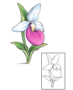 Picture of Single Lady Slipper Tattoo