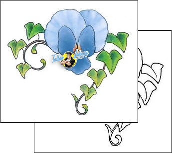 Flower Tattoo plant-life-vine-tattoos-gail-somers-gsf-01272