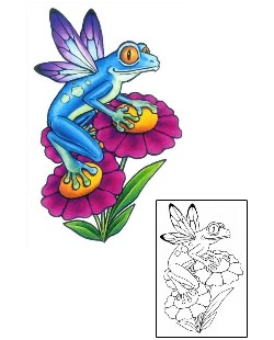Frog Tattoo Reptiles & Amphibians tattoo | GSF-01313