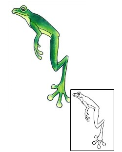 Frog Tattoo Reptiles & Amphibians tattoo | GSF-01366