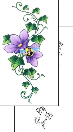 Vine Tattoo plant-life-vine-tattoos-gail-somers-gsf-01374
