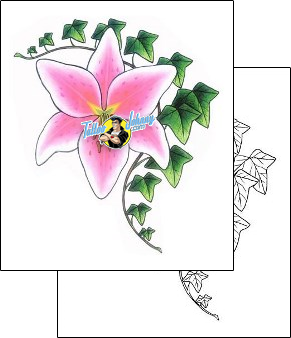 Lily Tattoo plant-life-lily-tattoos-gail-somers-gsf-01376
