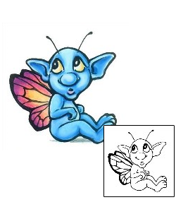 Cartoon Tattoo Fanny Fairy Tattoo