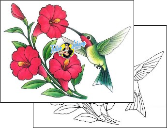 Bird Tattoo animal-bird-tattoos-gail-somers-gsf-01407