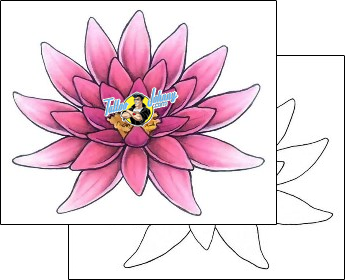 Flower Tattoo plant-life-lotus-tattoos-gail-somers-gsf-01436