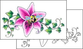 Lily Tattoo plant-life-lily-tattoos-gail-somers-gsf-01444