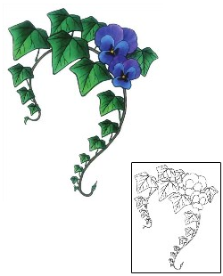 Pansy Tattoo Specific Body Parts tattoo | GSF-01498