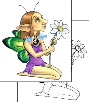 Fairy Tattoo fantasy-tattoos-gail-somers-gsf-01510