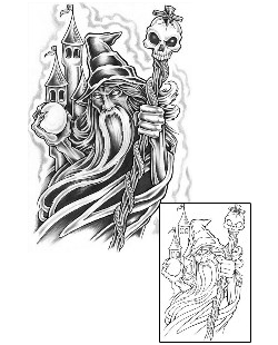 Wizard Tattoo Mythology tattoo | GUF-00009