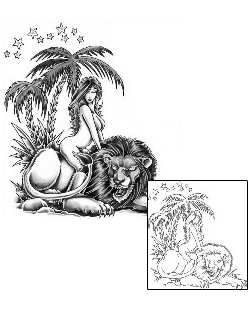 Lion Tattoo Animal tattoo | GUF-00049
