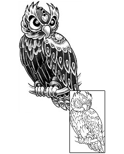 Owl Tattoo Animal tattoo | GUF-00107