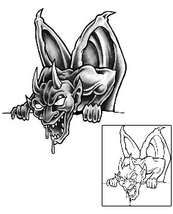 Devil - Demon Tattoo Horror tattoo | GUF-00114