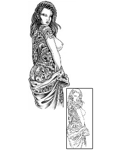 Breast Tattoo Mythology tattoo | GUF-00132