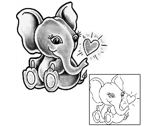 Baby Animal Tattoo Tattoo Styles tattoo | GUF-00177