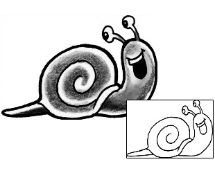 Snail Tattoo Tattoo Styles tattoo | GUF-00187