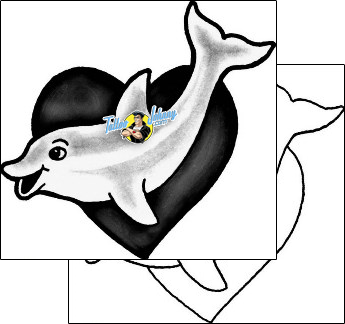 Dolphin Tattoo marine-life-sea-creature-tattoos-grumpy-guf-00188