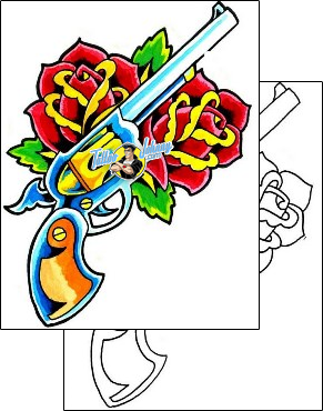 Flower Tattoo plant-life-rose-tattoos-grumpy-guf-00209
