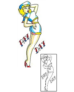 Pin Up Tattoo Tattoo Styles tattoo | GUF-00217