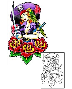 Pirate Tattoo Tattoo Styles tattoo | GUF-00219